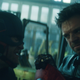 Wyatt Russell and Sebastian Stan in The Falcon And The Winter Soldier
